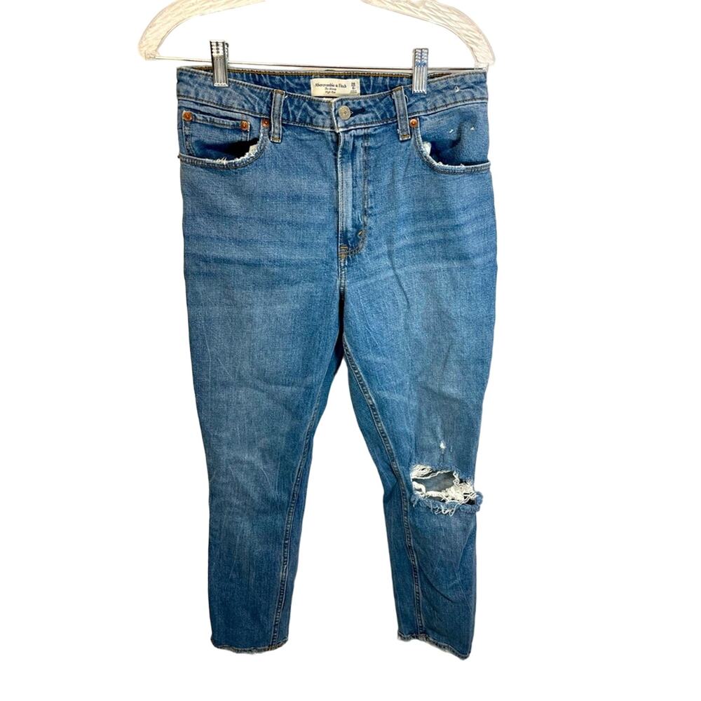 Abercrombie and Fitch The Skinny High Rise Curve Love Jeans Size 28 6R